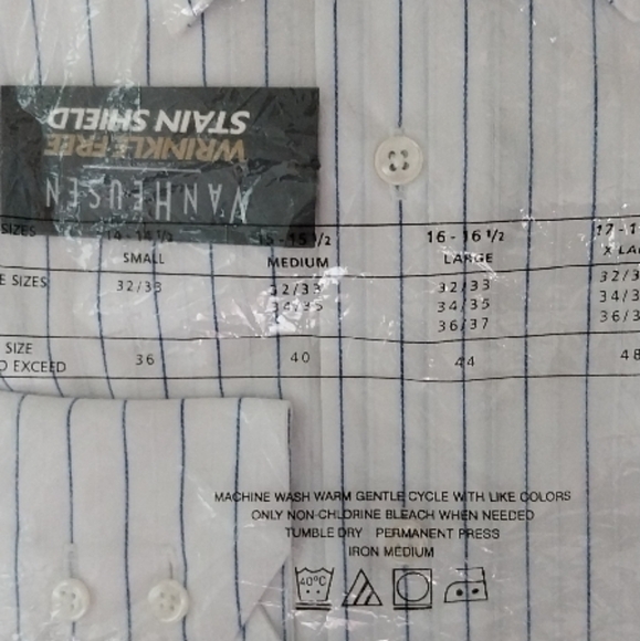 Van Heusen Men's Winkle free Striped Shirt - Picture 3 of 8